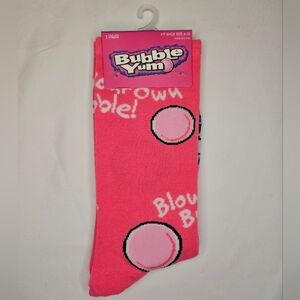 Bubble Yum Crew Socks NWT